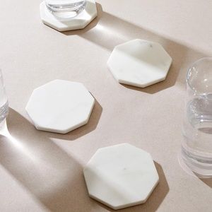 Marble coasters, set of 4